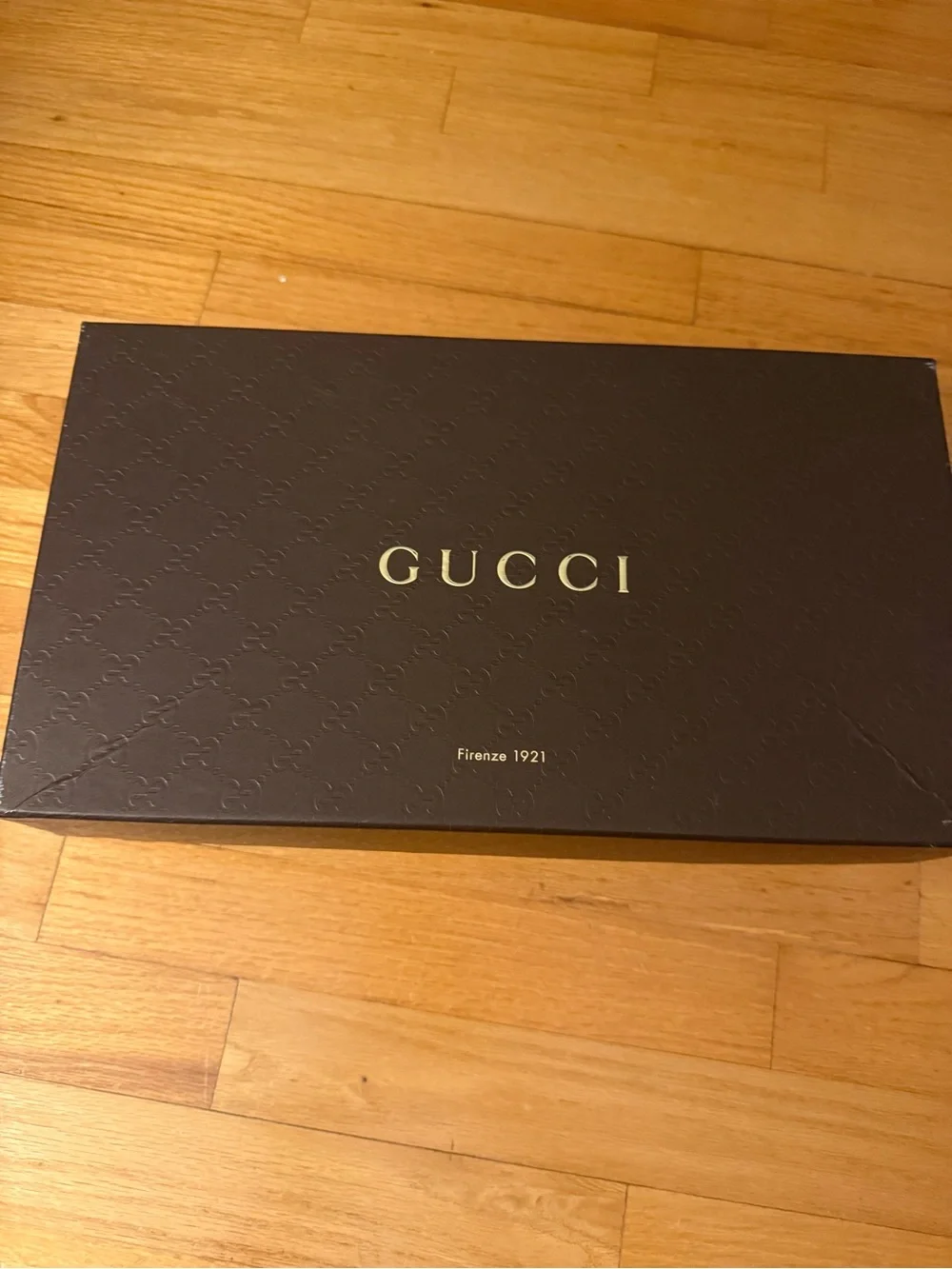 Gucci Men's Accessory Box - Brown unisex for shoes 6-12 sizes